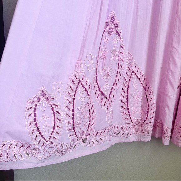 MATERNITY FILLYBOO Boho “Zippora” Embroidered Maxi Strapless Dress - Picture 12 of 13